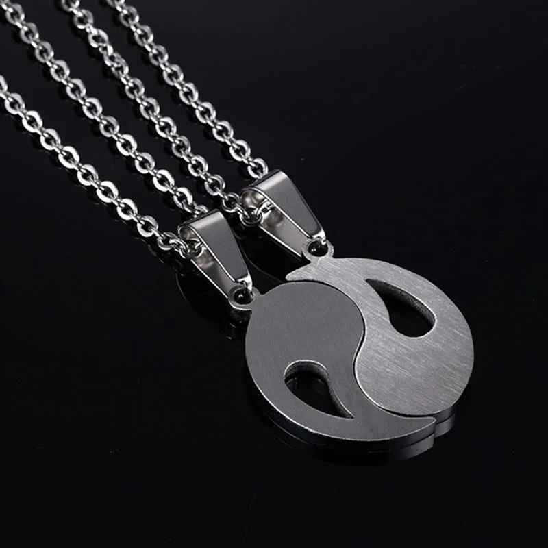 2szt Yin Yang Wisiorek Naszyjnik Para - Image 12