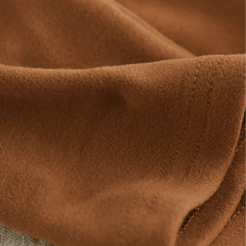 Bluza z kapturem damska z długim rękawem i kapturem "Buddha Stones Winter Solid Color Cotton Thicked" z kapturem - Image 5