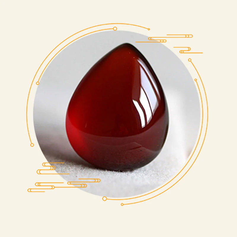 Bransoletka Buddha Stones 925 Sterling Silver Natural Garnet Cat Eye Protection Triple Wrap - Image 12