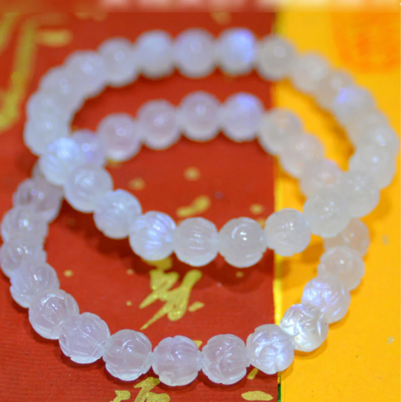 Bransoletka Buddha Stones Natural Moonstone Lotus Love - Image 12