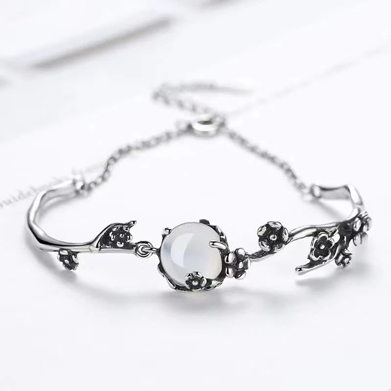 Bransoletka Buddha Stones Plum Blossom Chalcedon Positive - Image 10