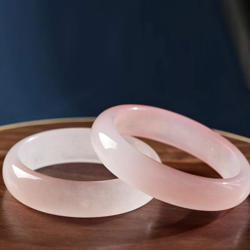 Bransoletka Buddha Stones Różowe Kryształowe Miłość Ciepło Bangle - Image 3