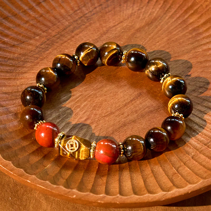 Bransoletka Buddha Stones Tiger Eye Courage - Image 3