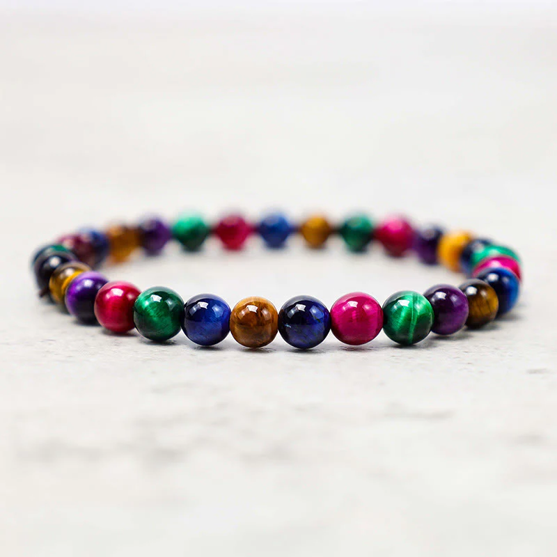 Bransoletka Buddha Stones Tiger Eye Resolve Courage - Image 3