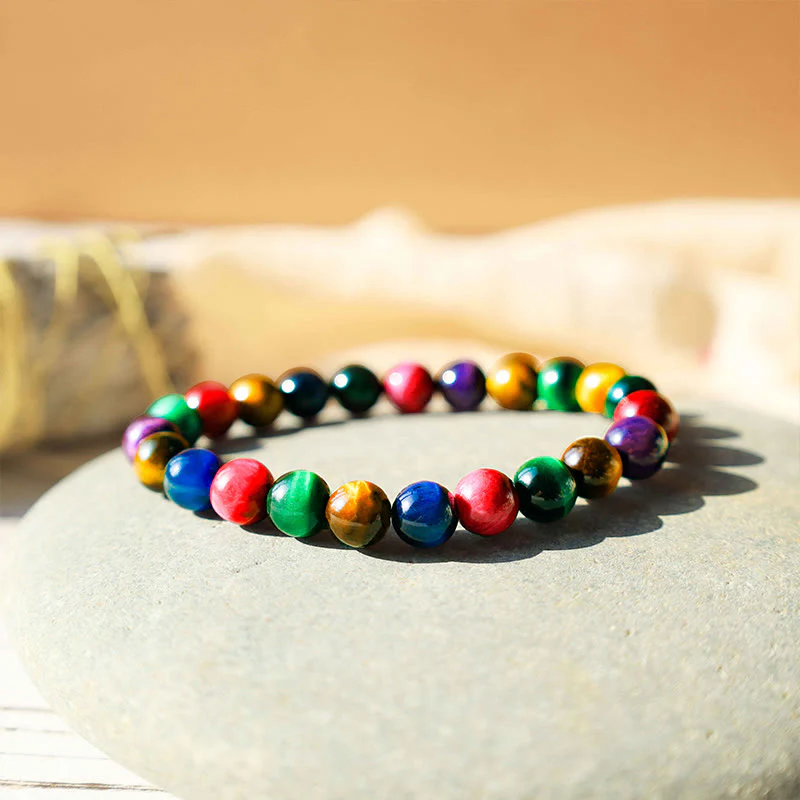 Bransoletka Buddha Stones Tiger Eye Resolve Courage - Image 4