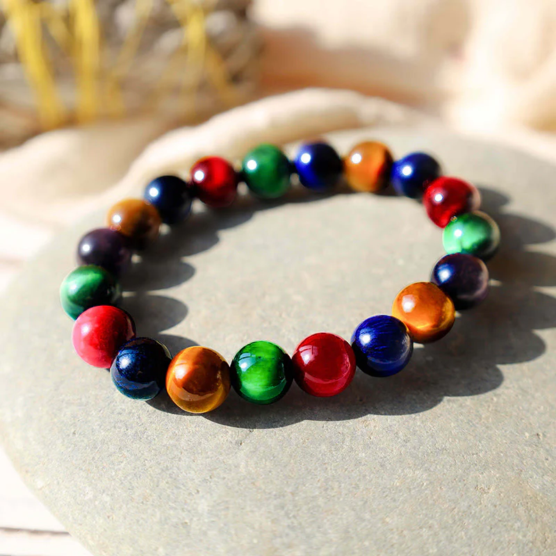 Bransoletka Buddha Stones Tiger Eye Resolve Courage - Image 6