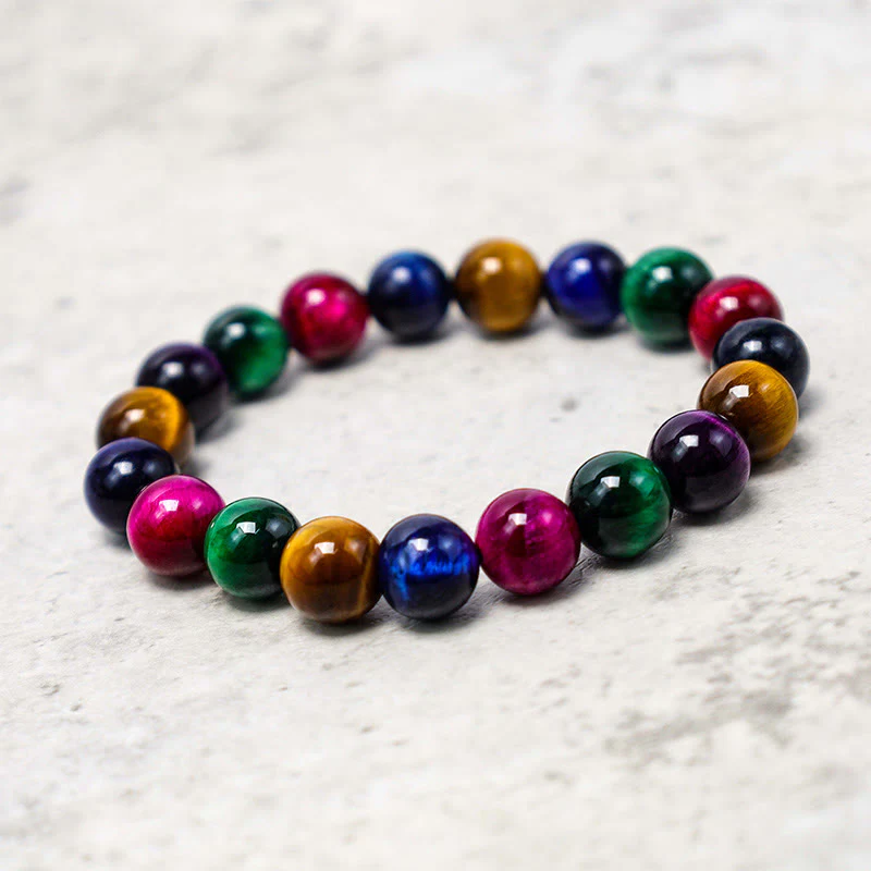 Bransoletka Buddha Stones Tiger Eye Resolve Courage - Image 7