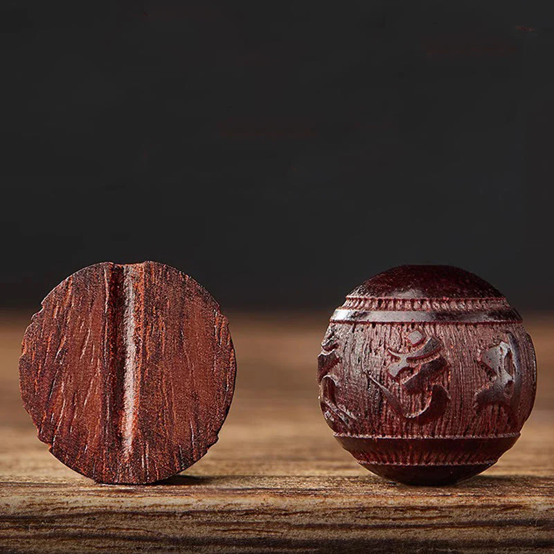 Bransoletka Buddha Stones z małym liściem i czerwonym sandałowcem Five Directions Gods of Wealth Calm - Image 19