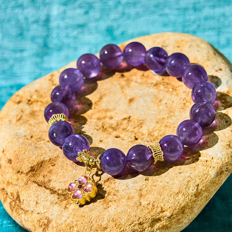 Bransoletka komunikacyjna z zawieszką z czterolistnej koniczyny i Buddha Stones - Image 4