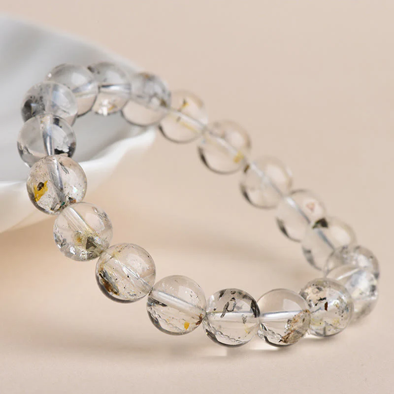Bransoletka medytacyjna z ochroną diamentową z Buddha Stones Herkimer - Image 12