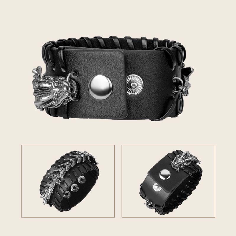 Bransoletka ochronna Dragon Leather Weave - Image 12