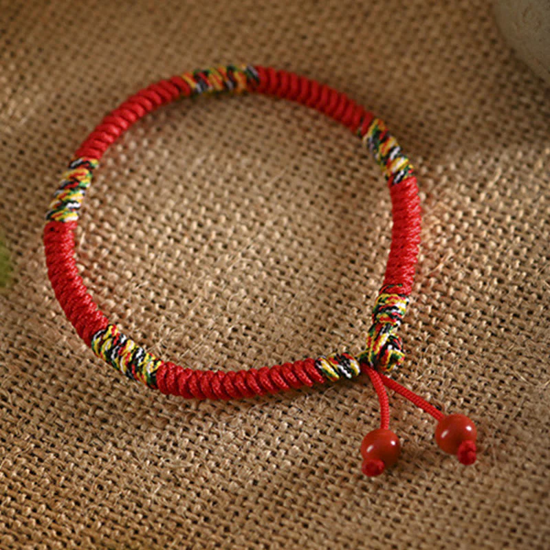 Bransoletka ochronna na szczęście z pięcioma kolorami King Kong Knot String - Image 9