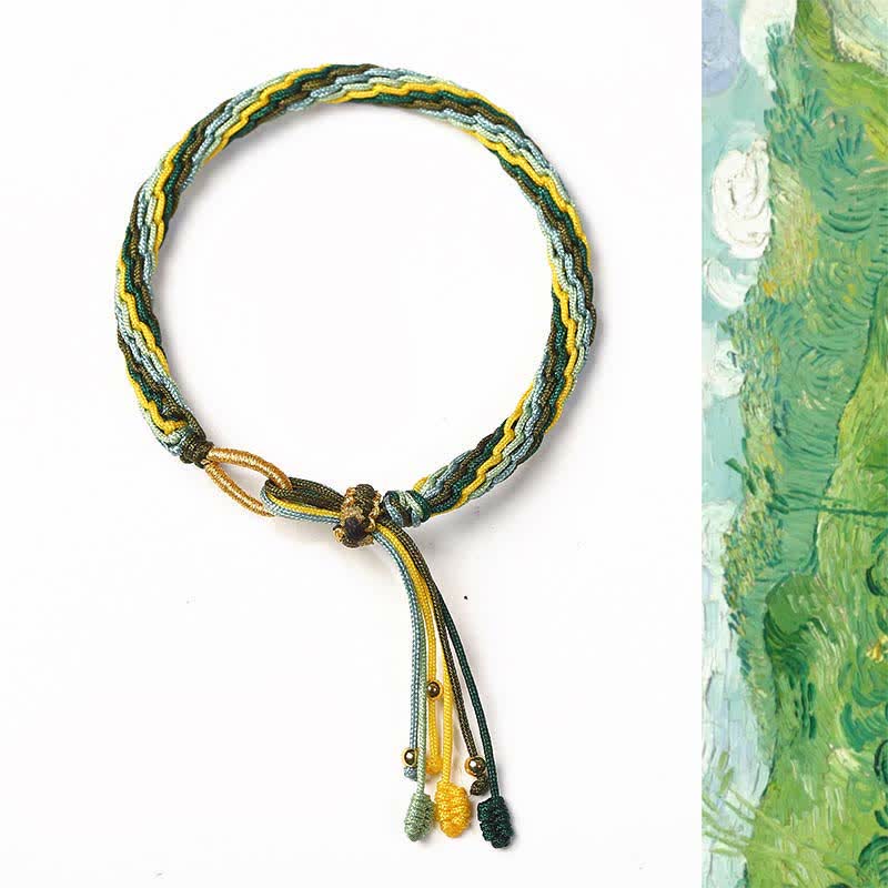Bransoletka ochronna ze sznurka Reincarnation Knot Luck String - Image 10