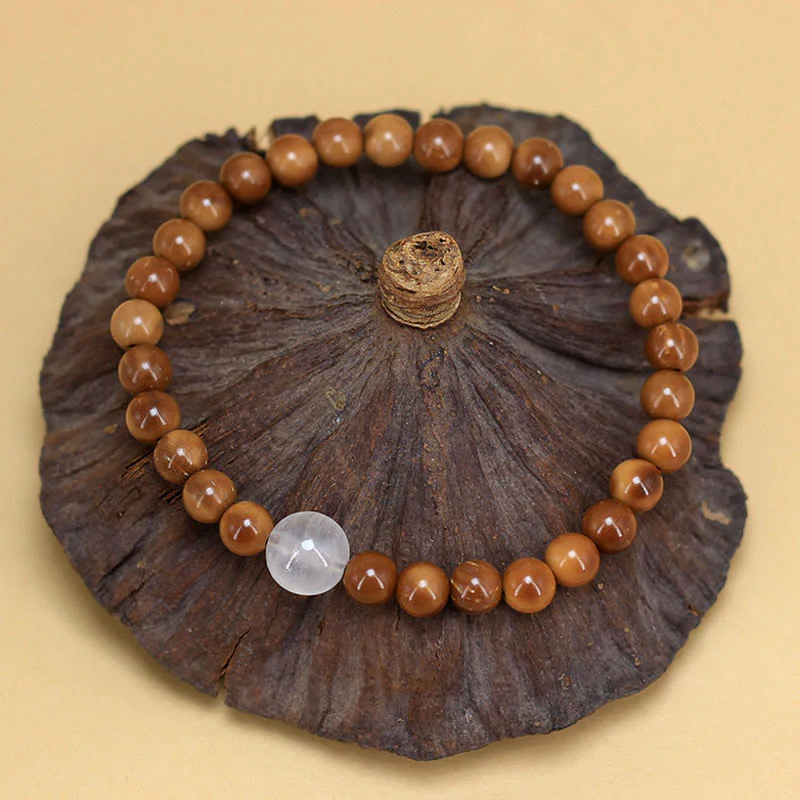 Bransoletka szczęścia z Buddha Stones i nasionami agatu Kuka - Image 2