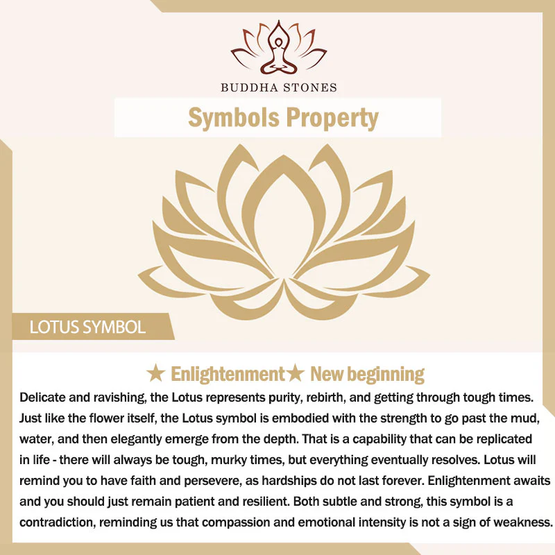 Bransoletka szczęścia z naturalnych białych nasion Bodhi z Buddha Stones Lotus - Image 10