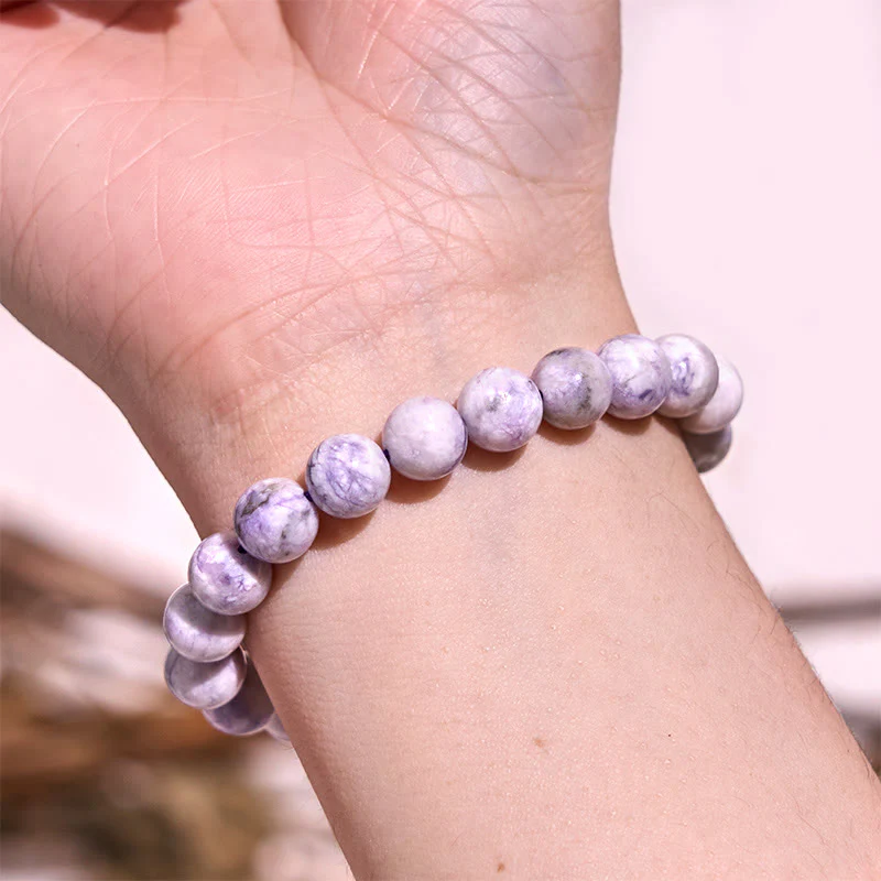 Bransoletka z Buddha Stones Keep Calm Purple Series Healing Love - Image 16