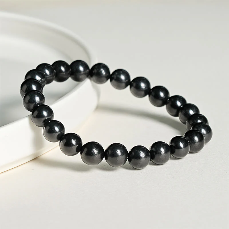 Bransoletka z Buddha Stones Round Authentic Shungite Inner Strength - Image 10