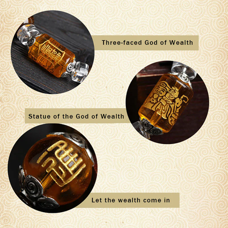 Bransoletka z Buddha Stones Tiger Eye Fortune Prosperity - Image 8