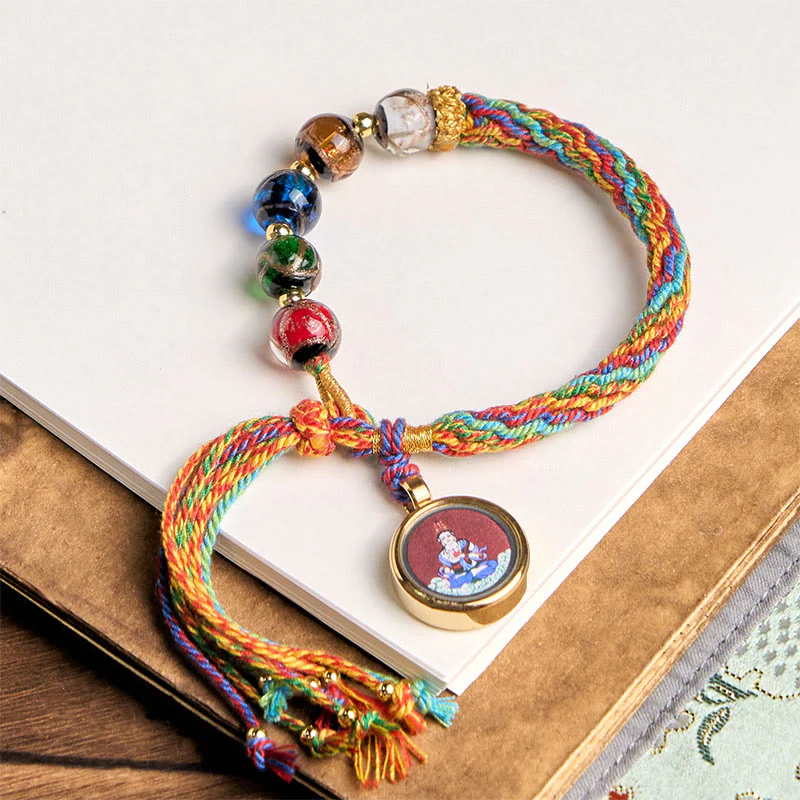 Bransoletka z chińskiego zodiaku, Buddha Stones buddyjskich Thangka, z cynobrowym sznurkiem i błogosławieństwem - Image 15