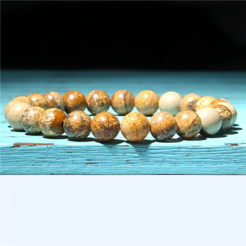 Bransoletka z koralików Natural Agat Stone Crystal Balance - Image 25