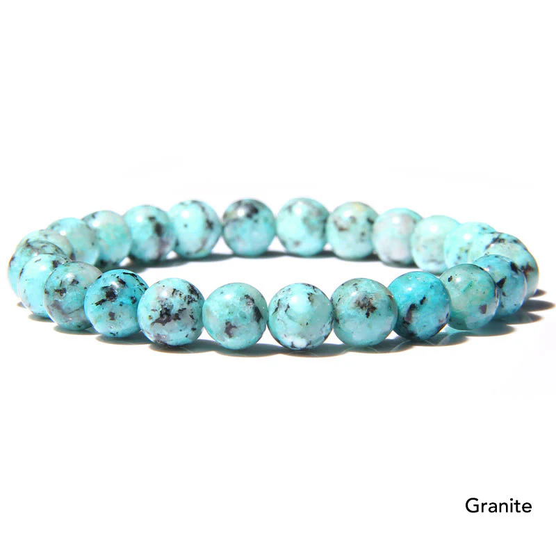 Bransoletka z koralików Natural Agat Stone Crystal Balance - Image 28