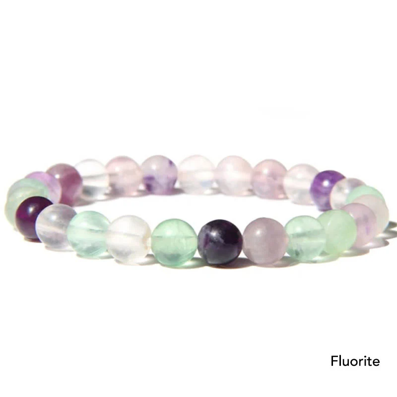 Bransoletka z koralików Natural Agat Stone Crystal Balance - Image 67