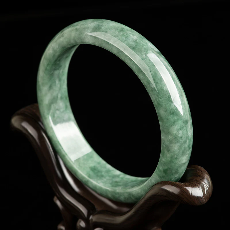 Bransoletka z naturalnego jadeitu , Buddha Stones , szczęścia i bogactwa