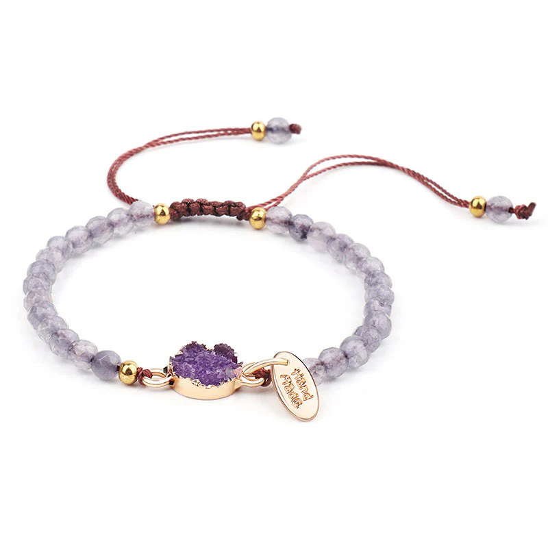 Bransoletka z naturalnego kryształu Buddha Stones Lucky Healing - Image 3