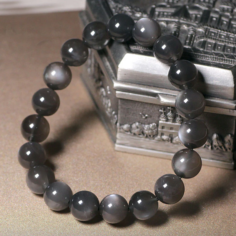 Bransoletka z naturalnych koralików Moonstone Positive Love - Image 2