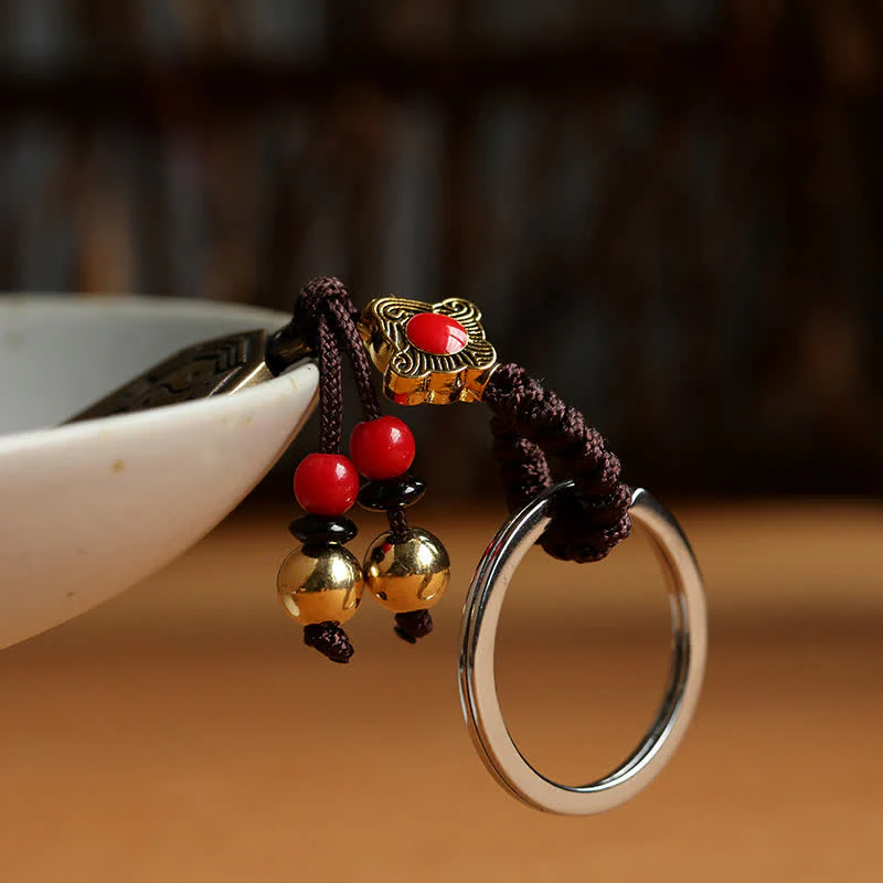 Brelok do kluczy z równowagą pokoju Feng Shui Bagua Yin Yang - Image 6