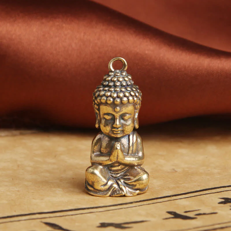 Brelok miedziany Budda Współczucie Dekoracja