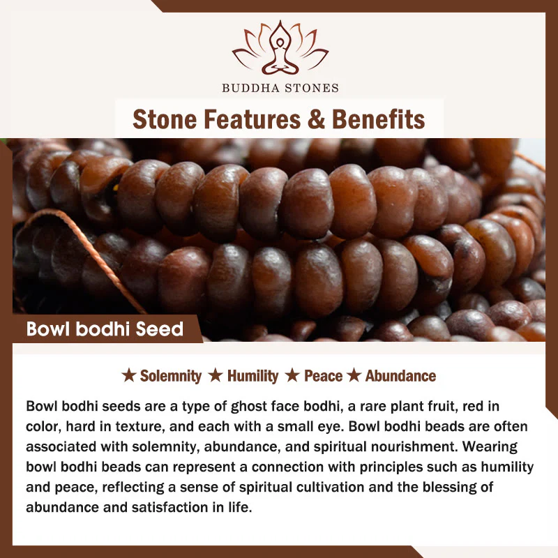 Buddha Stones 108 Mala Koraliki Miska Bodhi Nasiona Kolorowa Lina Bransoletka Pokoju - Image 6