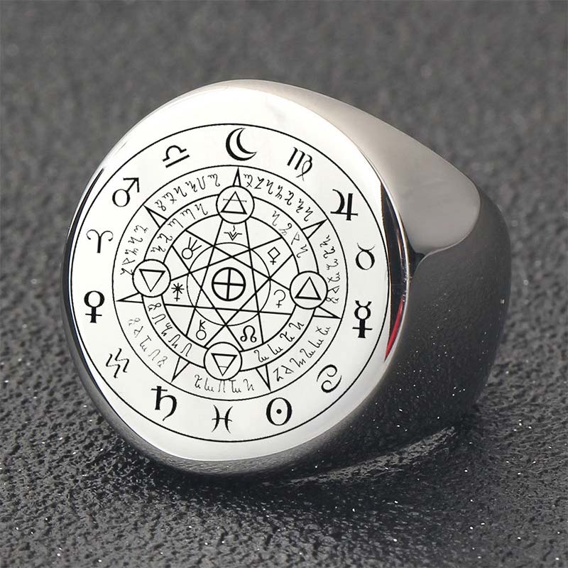 Buddha Stones 12 Konstelacji Zodiaku Pierścień Błogosławieństwa Ochronnego - Image 8