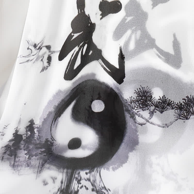 Buddha Stones 3 szt. Yin Yang Drzewo Tai Chi Duchowe Zen Praktyka Medytacja Modlitwa Jednolity Zestaw Ubrań Unisex - Image 10