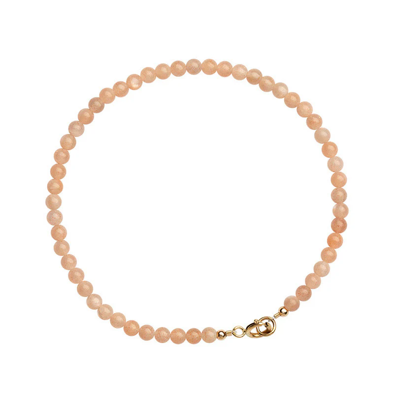 Buddha Stones 3mm Kamień Słoneczny Ultracienkie Koraliki 14k Złota Miedź Bransoletka Bogactwa - Image 13