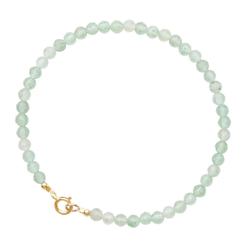 Buddha Stones 3mm Małe Zielone Awenturyn Ultra-cienkie Koraliki Bransoletka Szczęścia - Image 12