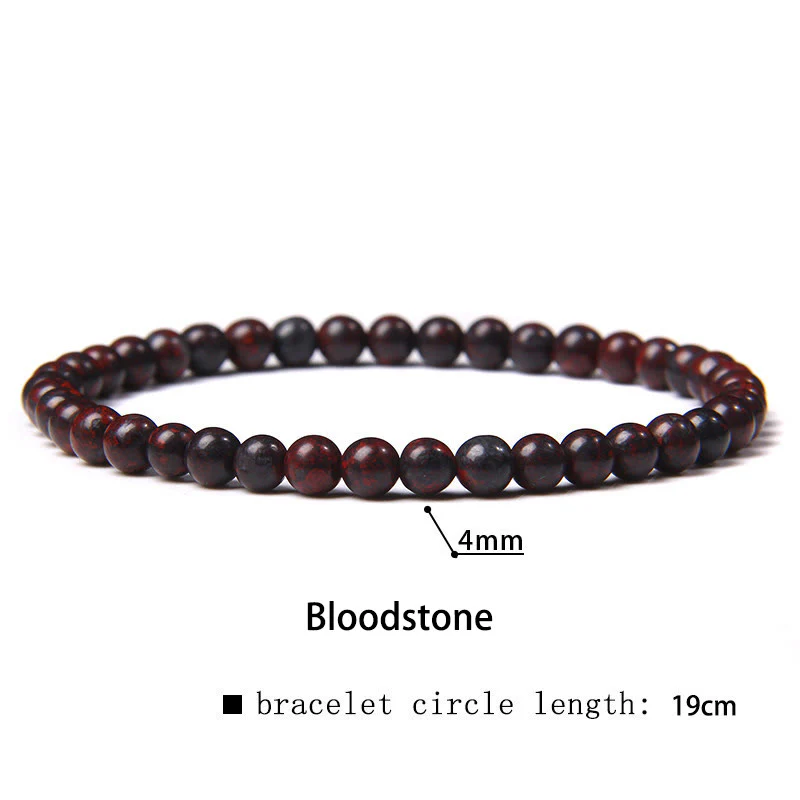 Buddha Stones 4mm Różnorodne Kamienne Kryształowe Mini Koraliki Bransoletka Uzdrawiająca - Image 3