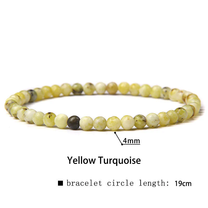 Buddha Stones 4mm Różnorodne Kamienne Kryształowe Mini Koraliki Bransoletka Uzdrawiająca - Image 54