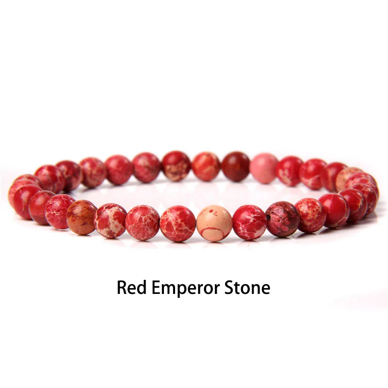 Buddha Stones 6mm Różnorodne Kamienne Kryształy Czarny Brokat Kamień Czerwone Koraliki Tygrysie Oko Bransoletka Ochronna - Image 16