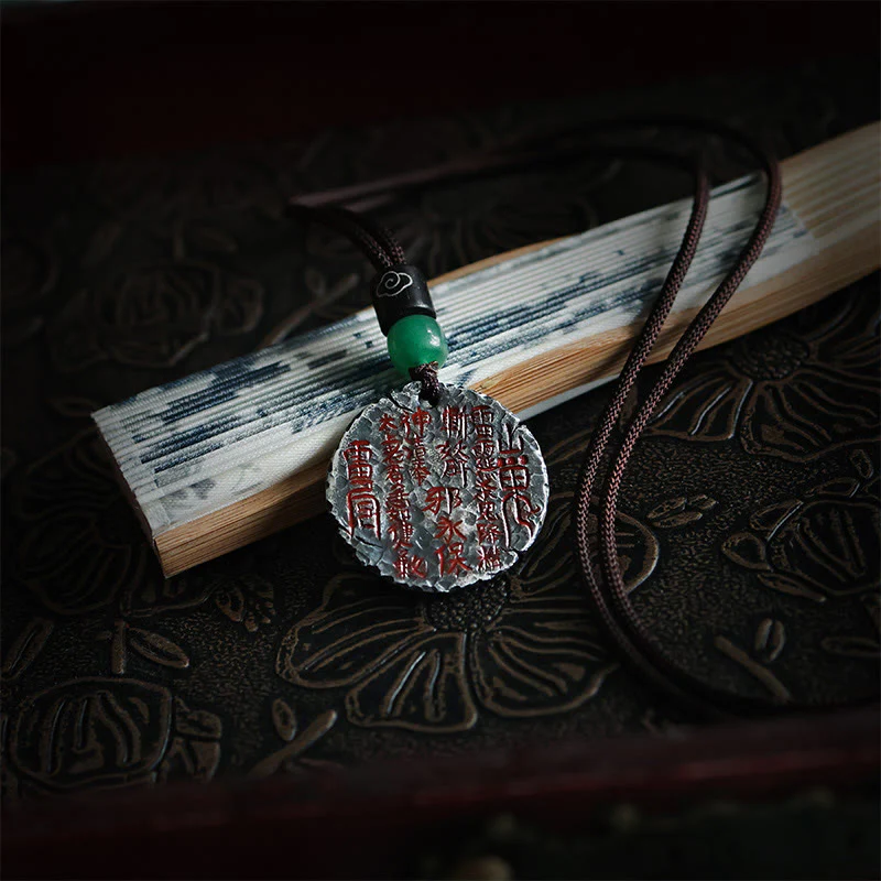 Buddha Stones 999 Srebro Sterlingowe 24k Złoto Bagua Tai Chi Yin Yang Design Duchy Górskie Wydaj Pieniądze Naszyjnik Wisiorek Harmonia - Image 5