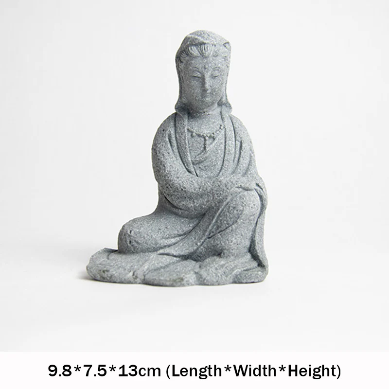 Buddha Stones Avalokitesvara Statuetka Błogosławieństwo Dekoracja Domu - Image 12