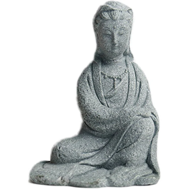 Buddha Stones Avalokitesvara Statuetka Błogosławieństwo Dekoracja Domu - Image 18