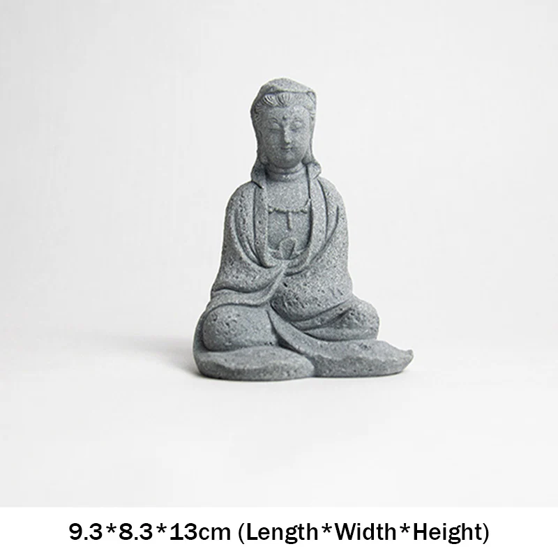 Buddha Stones Avalokitesvara Statuetka Błogosławieństwo Dekoracja Domu - Image 9