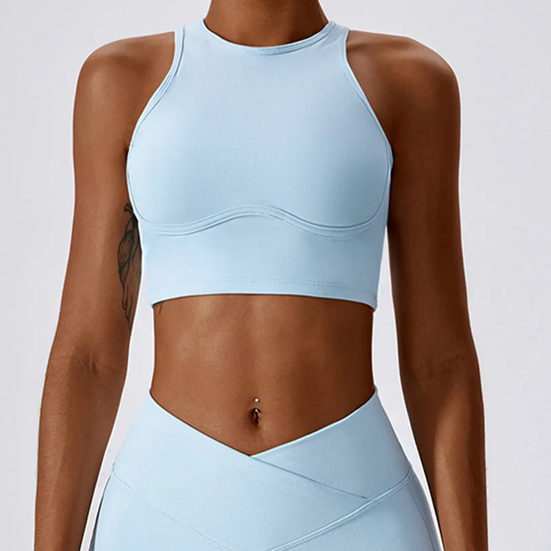 Buddha Stones Bez Rękawów Crop Tank Top Rozkloszowane Spodnie Sport Fitness Joga - Image 37