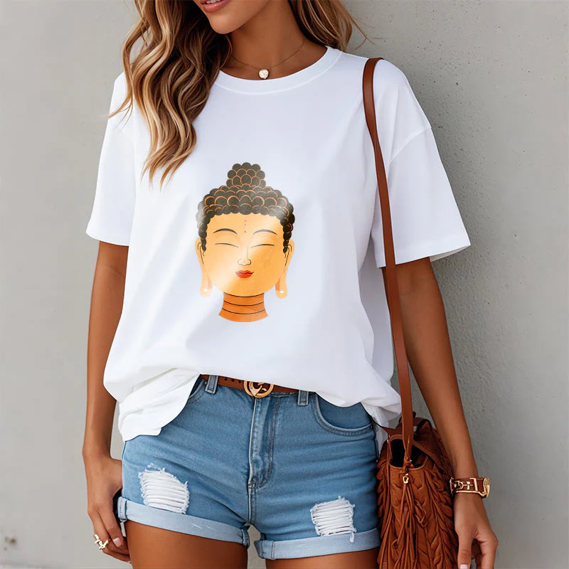 Buddha Stones Błogosławiona Medytacja Budda Koszulka T-shirt - Image 3