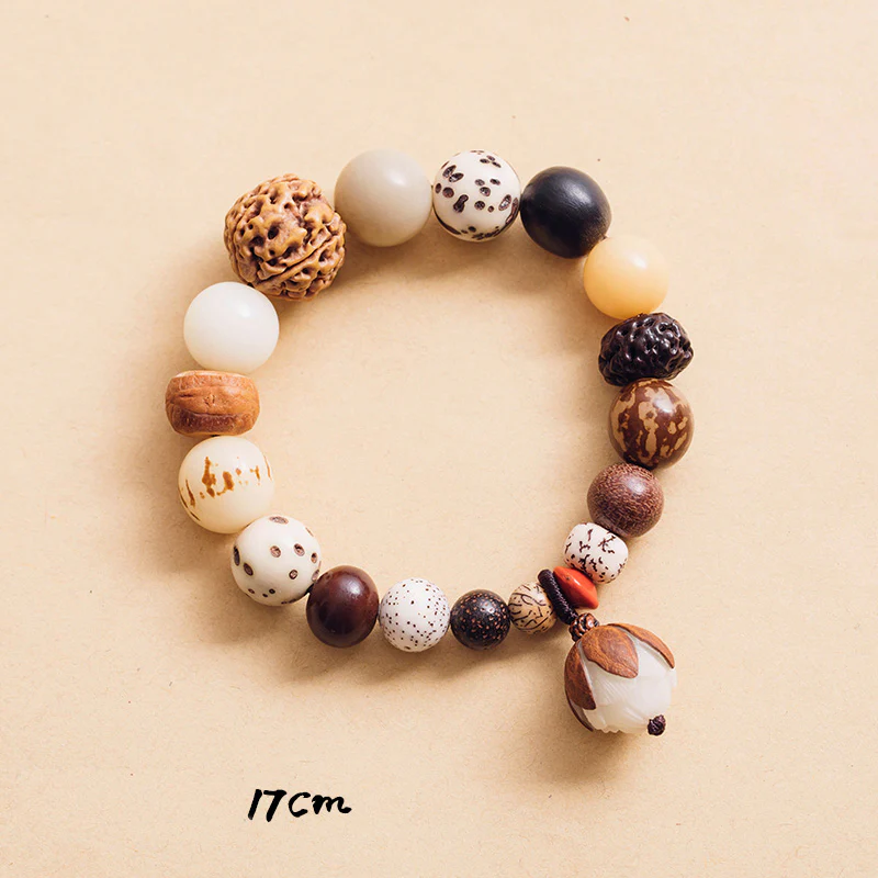 Buddha Stones Bodhi Nasiona Lotosu Mądrość Spokój Bransoletka Mala Na Nadgarstek - Image 10