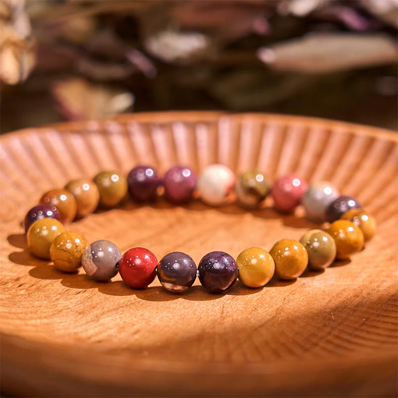 Buddha Stones Bransoletka z serii Boost Vitality Warm Color z pozytywną odwagą - Image 19