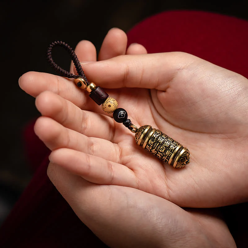 Buddha Stones Brelok miedziany Heart Sutra - Image 5