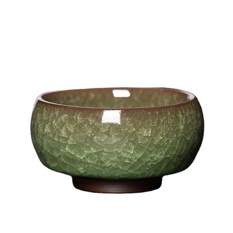 Buddha Stones Chiński Zielony Lodowy Wzór Pęknięcia Jianzhan Zmiana Pieca Porcelanowa Filiżanka Do Herbaty Kung Fu - Image 7