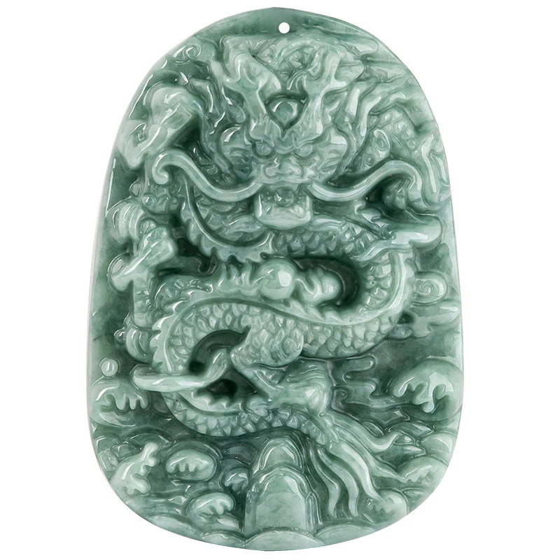 Buddha Stones Chiński Zodiak Smok Jade Naszyjnik Dobrobytu Wisiorek Koralikowy Sznur - Image 10